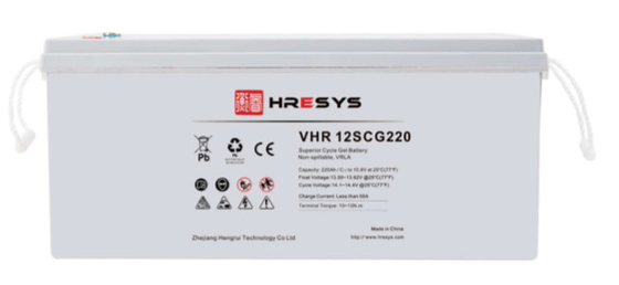 sistema del almacenamiento de energía de la batería 220AH para los usos cíclicos L525mm X W267mm x H228m