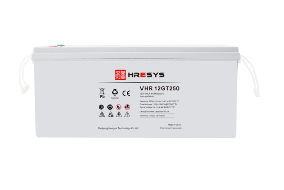 250AH selló los sistemas de alarma de la seguridad de la batería de plomo 12V L525mm X W267mm x H220mm
